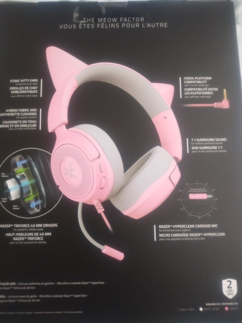 Kraken Kitty gaming headset by Razer - Picture 2 of 2